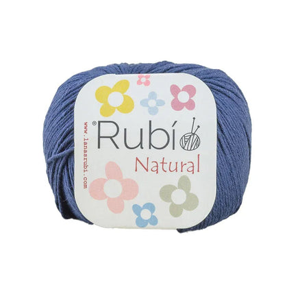 Rubí Natural – Hilo de algodón egipcio para punch needle, crochet y amigurumi