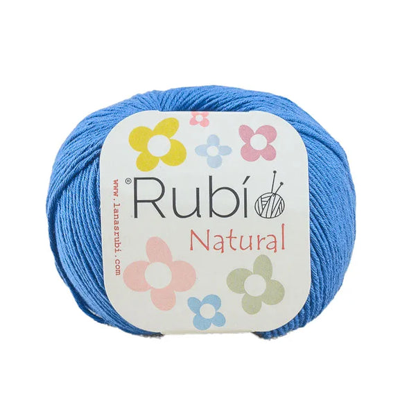 Rubí Natural – Hilo de algodón egipcio para punch needle, crochet y amigurumi