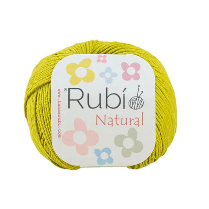 Rubí Natural – Hilo de algodón egipcio para punch needle, crochet y amigurumi