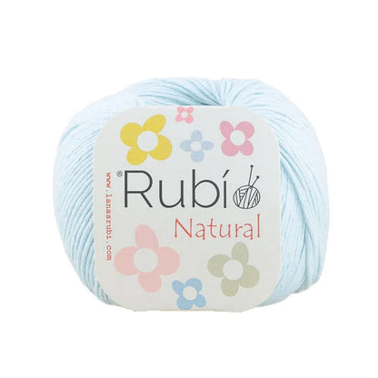 Rubí Natural – Hilo de algodón egipcio para punch needle, crochet y amigurumi
