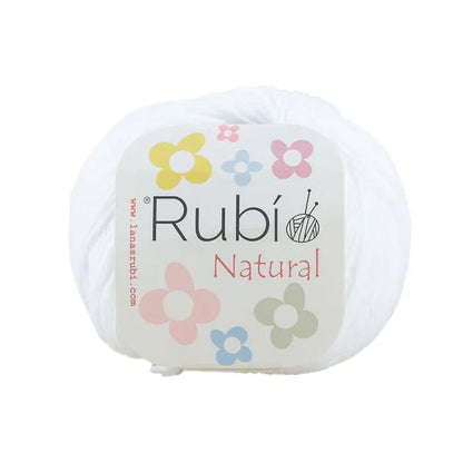 Rubí Natural – Hilo de algodón egipcio para punch needle, crochet y amigurumi