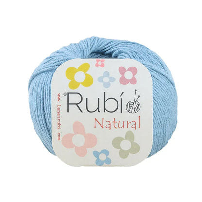 Rubí Natural – Hilo de algodón egipcio para punch needle, crochet y amigurumi