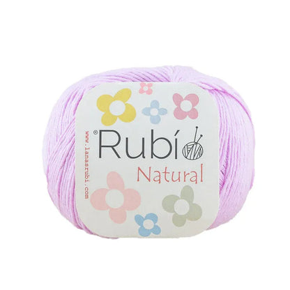 Rubí Natural – Hilo de algodón egipcio para punch needle, crochet y amigurumi