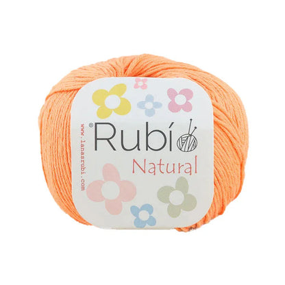 Rubí Natural – Hilo de algodón egipcio para punch needle, crochet y amigurumi