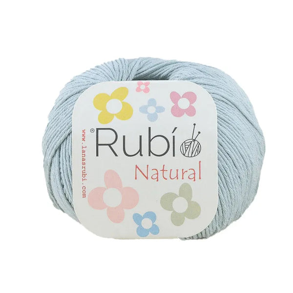 Rubí Natural – Hilo de algodón egipcio para punch needle, crochet y amigurumi