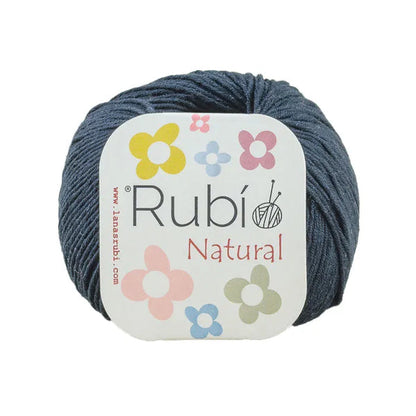 Rubí Natural – Hilo de algodón egipcio para punch needle, crochet y amigurumi