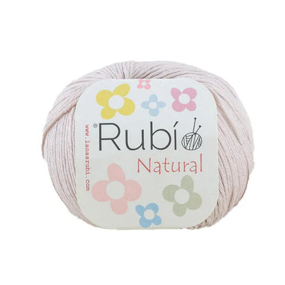 Rubí Natural – Hilo de algodón egipcio para punch needle, crochet y amigurumi