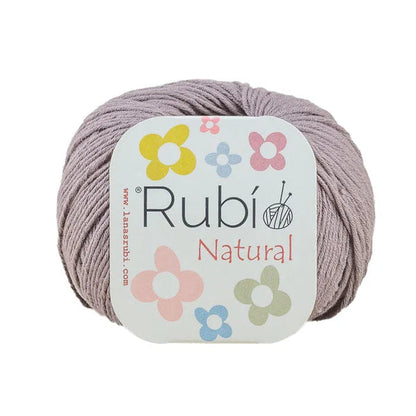 Rubí Natural – Hilo de algodón egipcio para punch needle, crochet y amigurumi