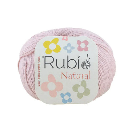 Rubí Natural – Hilo de algodón egipcio para punch needle, crochet y amigurumi