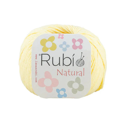 Rubí Natural – Hilo de algodón egipcio para punch needle, crochet y amigurumi