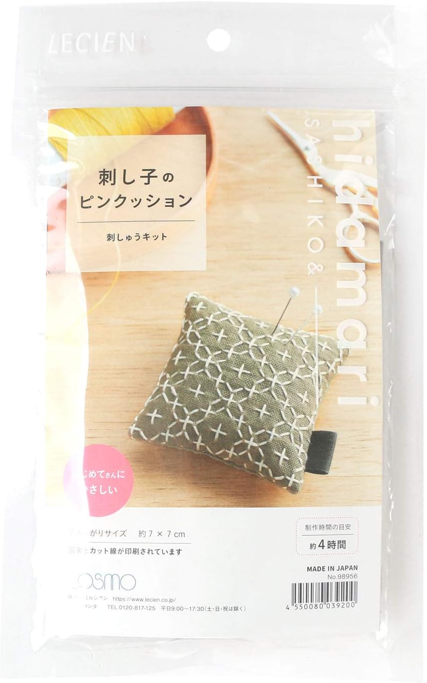 Kit de Alfiletero de Sashiko Hidamari Lecien