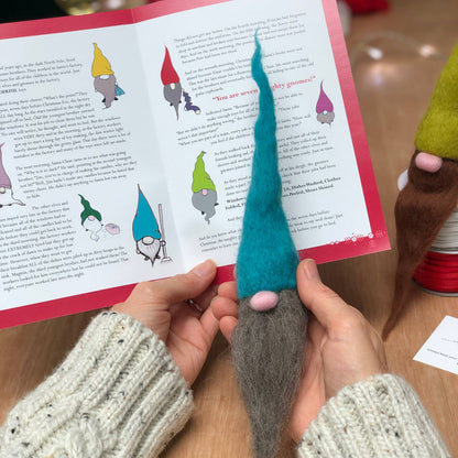 Título: Kit de fieltro con aguja "Siete gnomos traviesos" - Bergin & Bath 