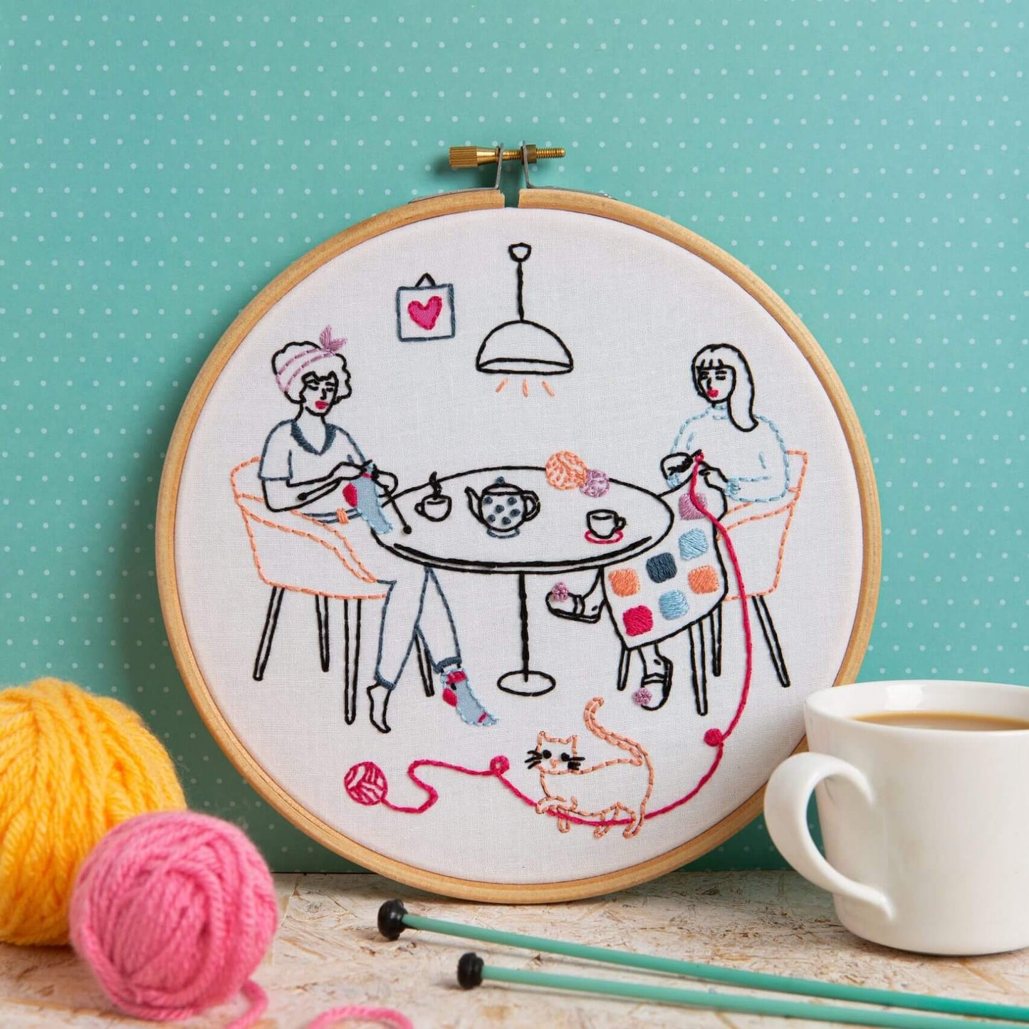 Kit de Bordado "Tangled Crochet" - Hawthorn Handmade | Wonderful Women Collection