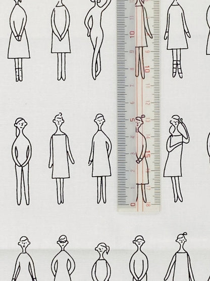 Embroidery fabric model "100 women" by Cosmo