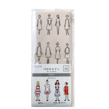 Embroidery fabric model "100 women" by Cosmo