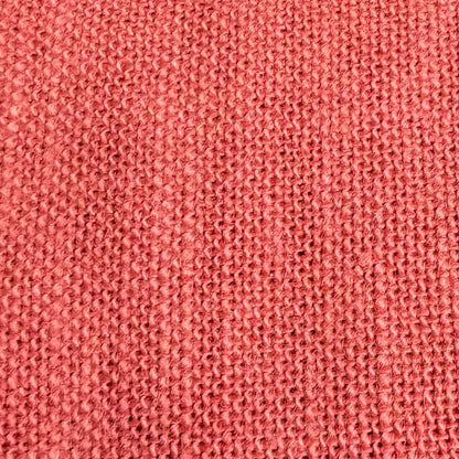 Tela liso para sashiko color coral