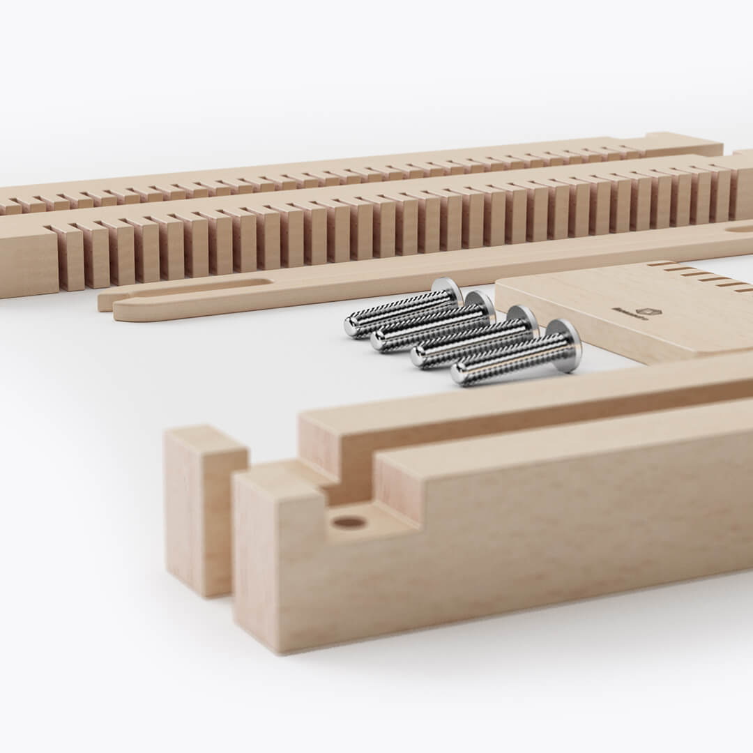 Telar Vertical de Madera Loom S - Hecho a Mano en España por Ikosaedro