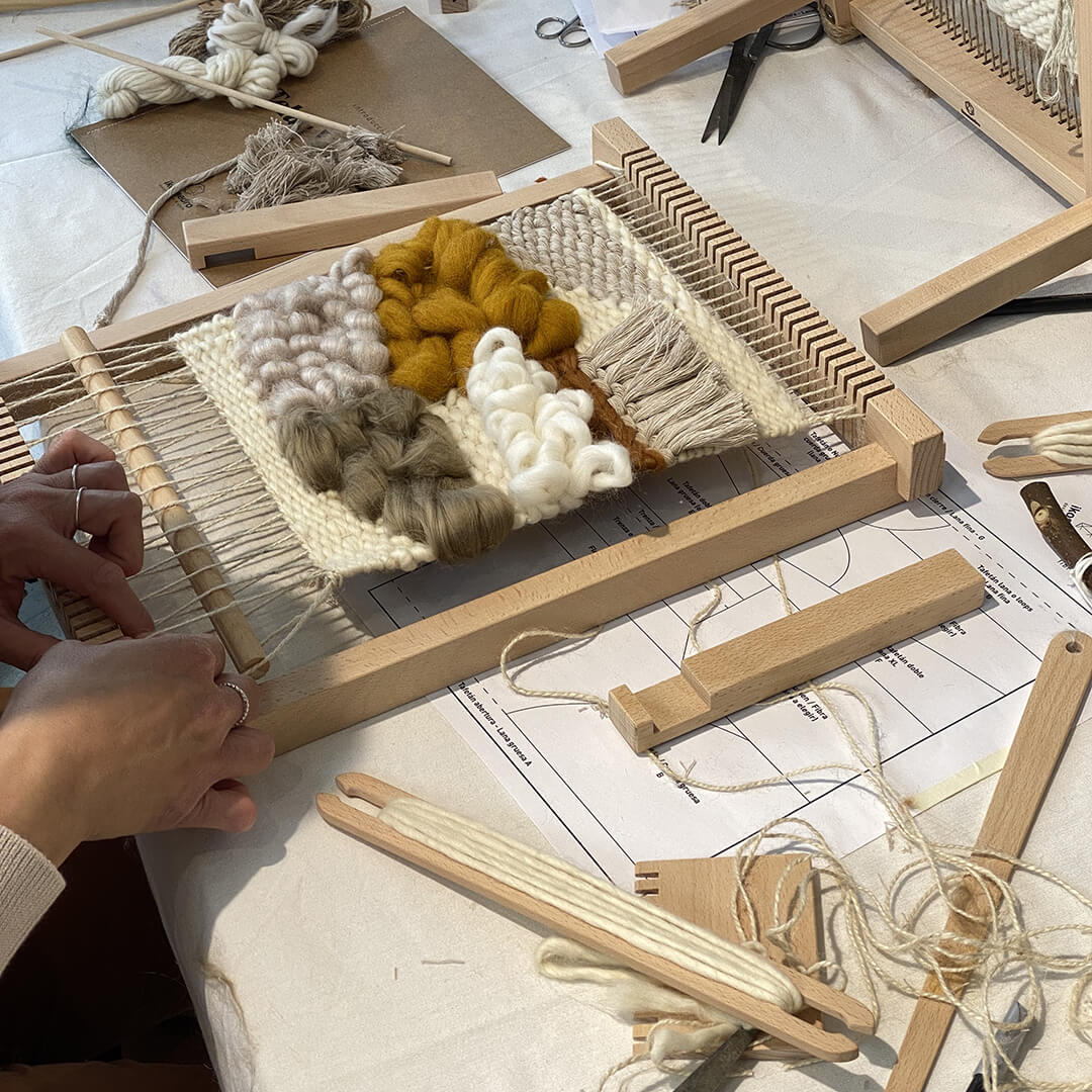 Telar Vertical de Madera Loom S - Hecho a Mano en España por Ikosaedro