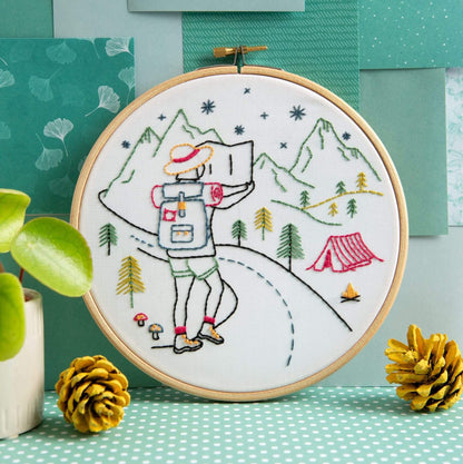 Kit de Bordado "Explore Nature" - Hawthorn Handmade | Wonderful Women Collection