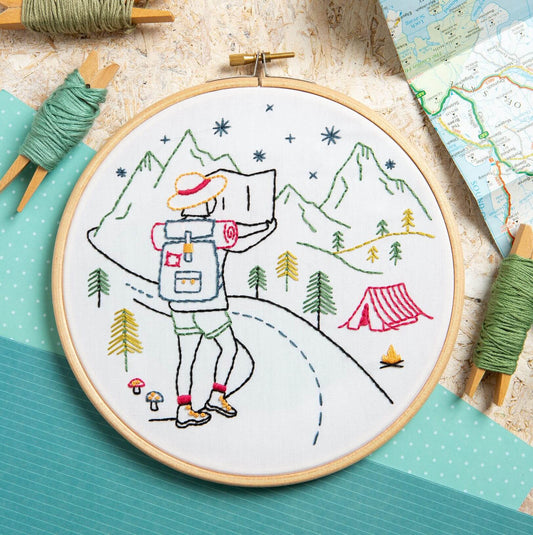 Kit de Bordado "Explore Nature" - Hawthorn Handmade | Wonderful Women Collection