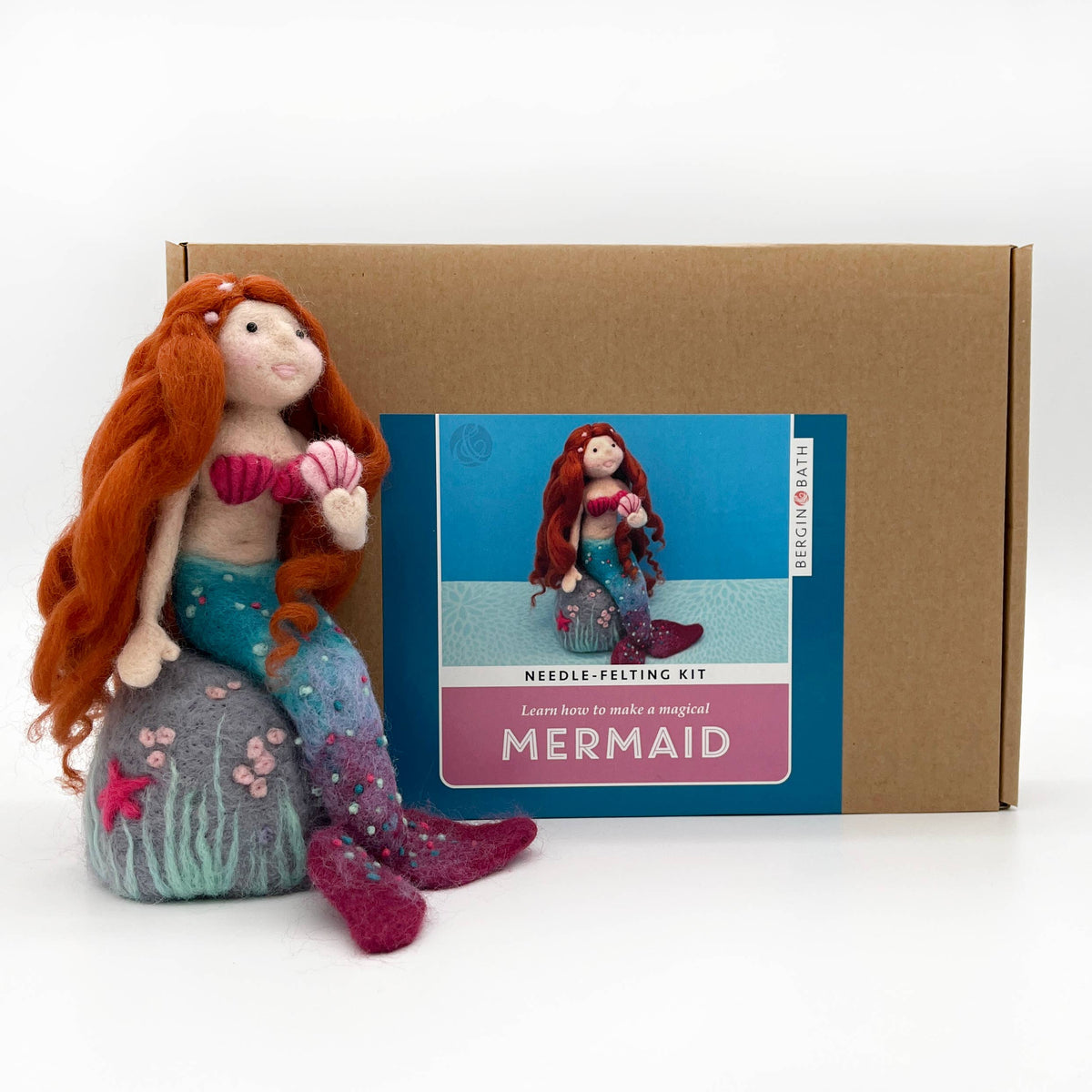 Kit de fieltro con aguja "Sirena" - Bergin & Bath 