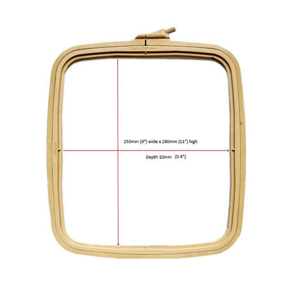 Nurge Plastic Square Hoops 250 x 280 mm (10 x 11 inches)