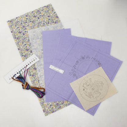 Kit de bordado "Mi vida con gatos: mini bolso" de Cosmo