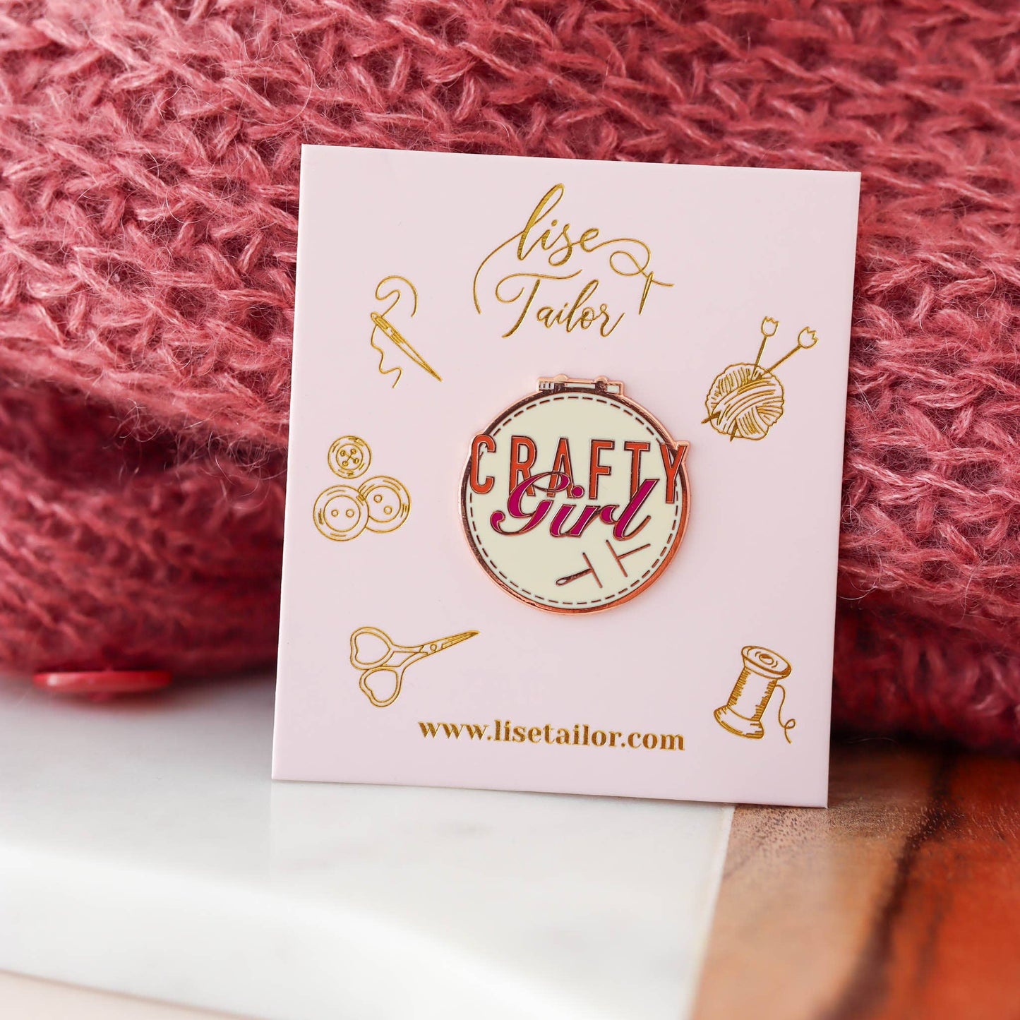 Sujeta agujas magnético "Crafty Girl" | Lise Tailor