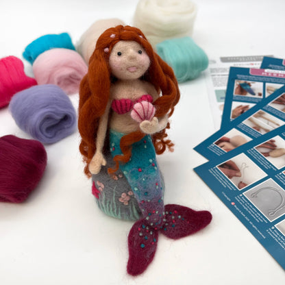 Kit de fieltro con aguja "Sirena" - Bergin & Bath 