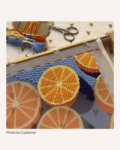 Kit de cañamazo Agrumes de Unwind Studio