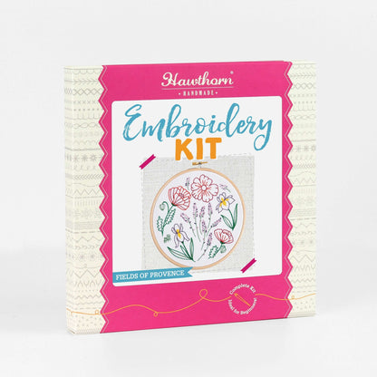 Kit de Bordado "Fields of Provence" - Hawthorn Handmade