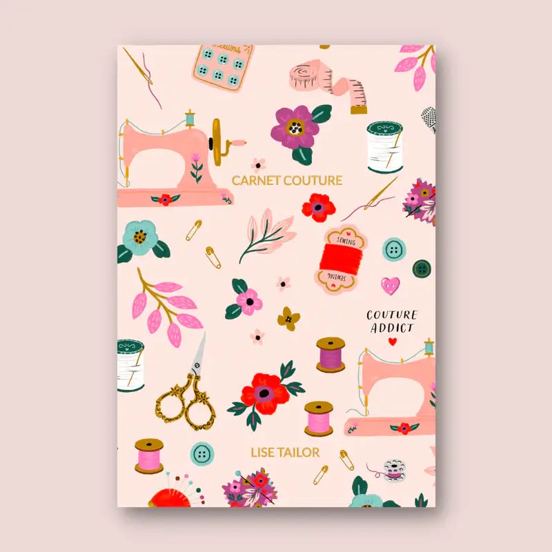 Cuaderno de tela con estampado Couture | Lise Tailor