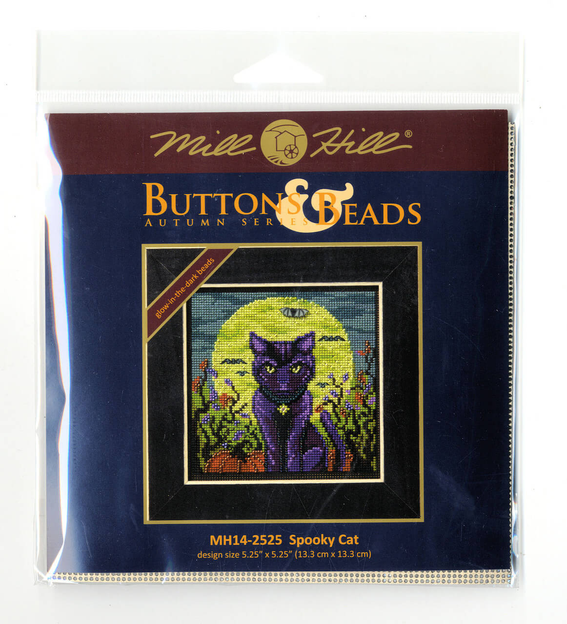 Kit de punto de cruz Spooky Cat de Mill Hill