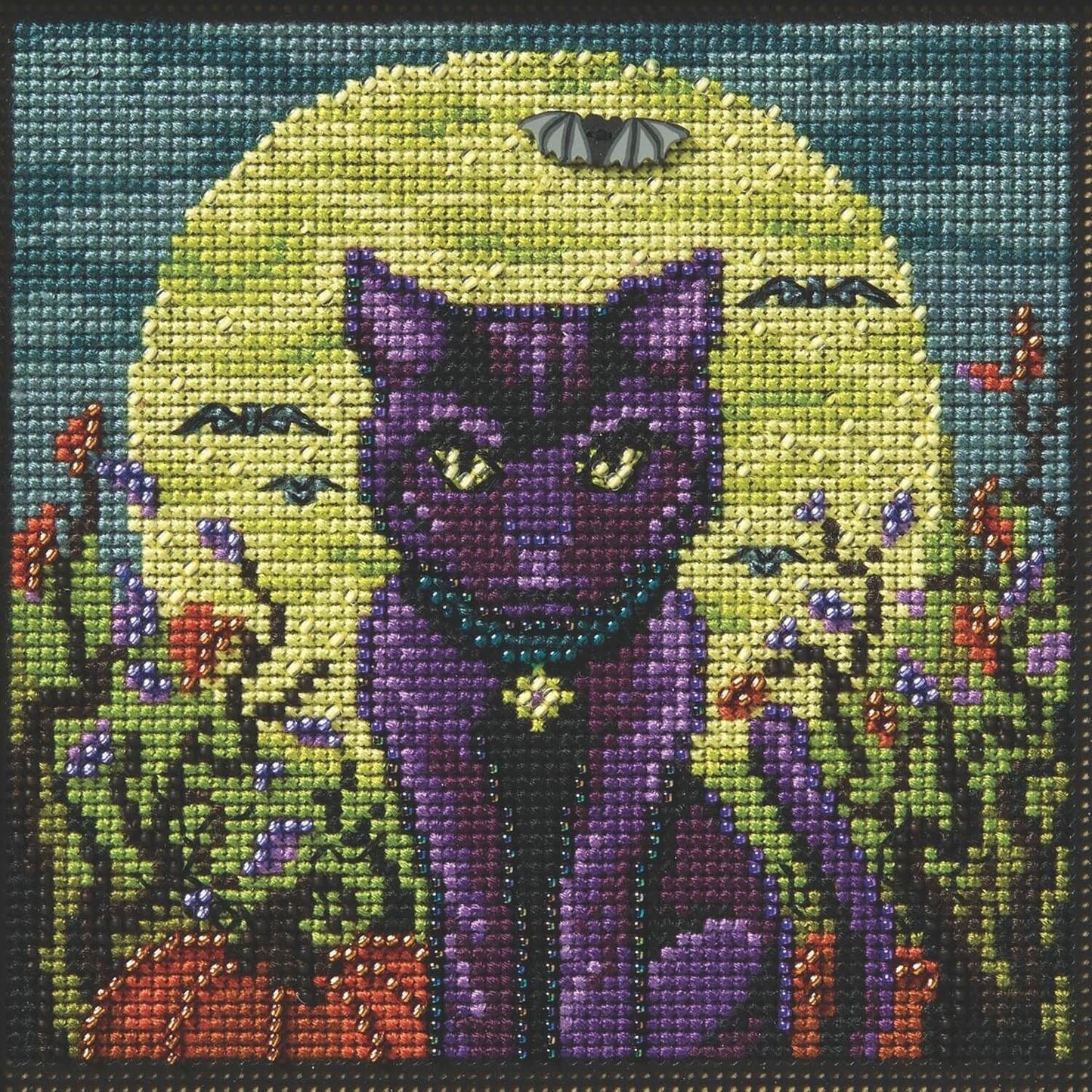 Kit de punto de cruz Spooky Cat de Mill Hill