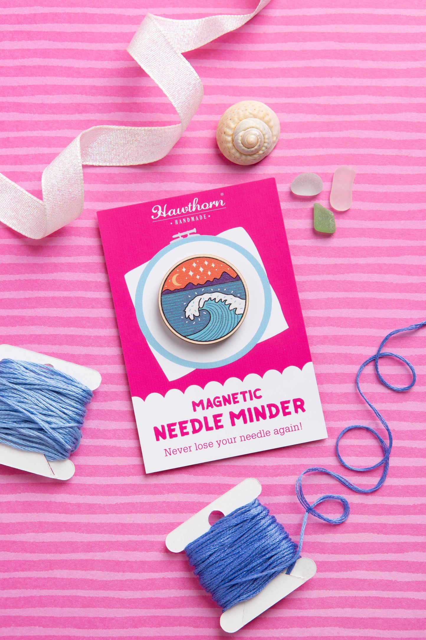 Imán sujeta agujas "Wave" – Hawthorn Handmade